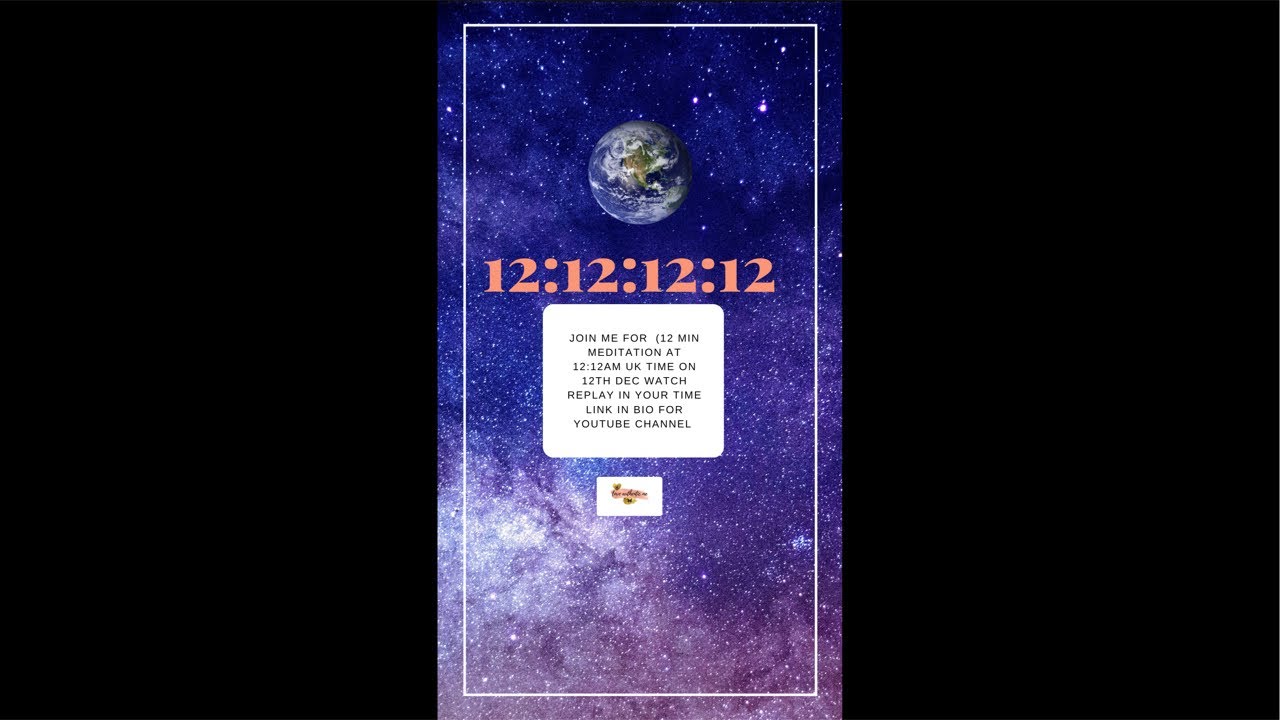 Authentic me is live  12-12-12 global meditation for peace alternative live stream link