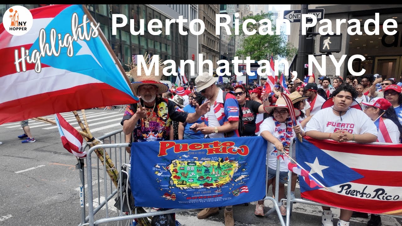 🇵🇷 Puerto Rican Day Parade 2025 | NYC’s Biggest Latino Celebration! 🎉 #parade #nyc #nyhopper