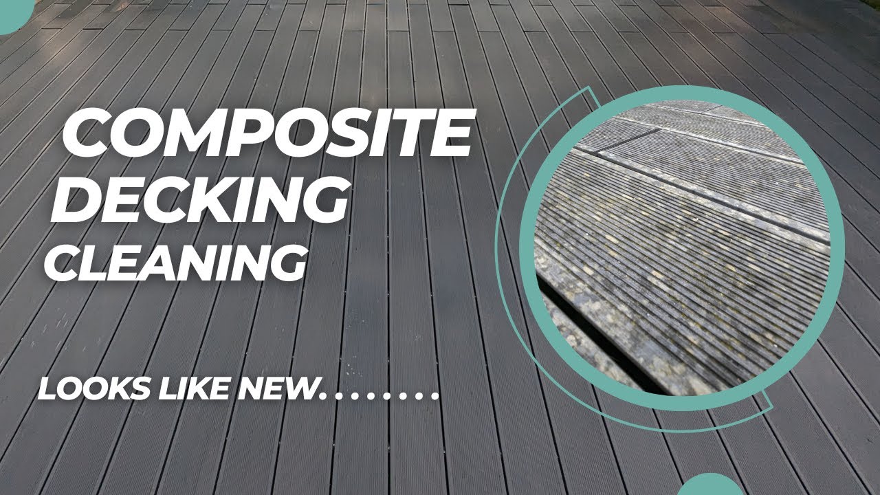 Composite decking cleaning - using Max Clean Pro
