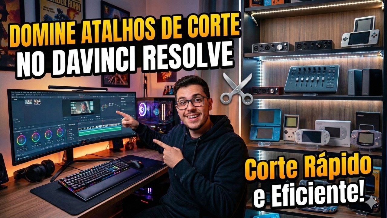Como Configurar e Usar Atalhos de Corte no DaVinci Resolve