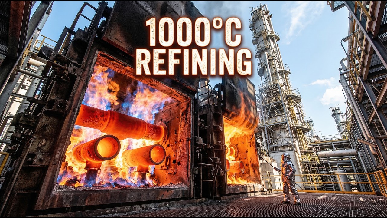 Inside the Largest Oil Refinery — From Offshore Crude to Premium Gasoline (Full Process)