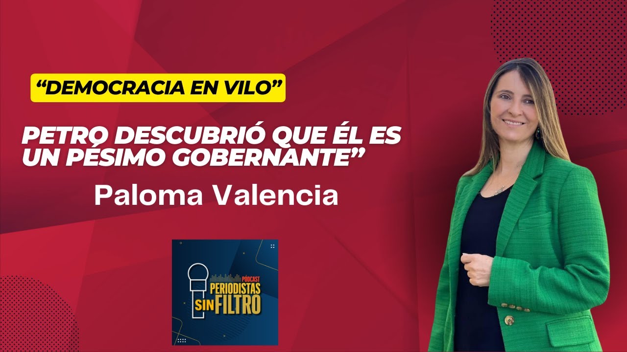 “Petro ha descubierto que él es un pésimo gobernante” Paloma Valencia