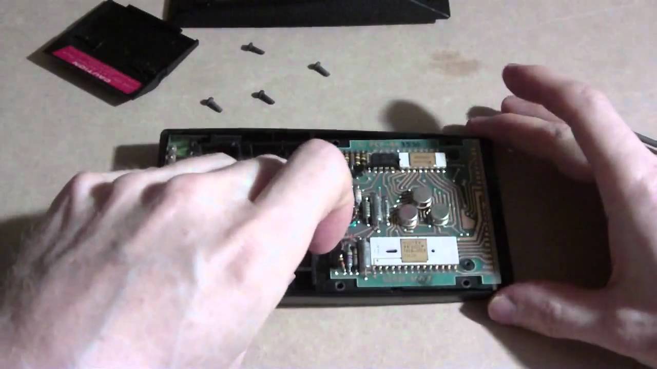 How to take apart a HP-35 calculator