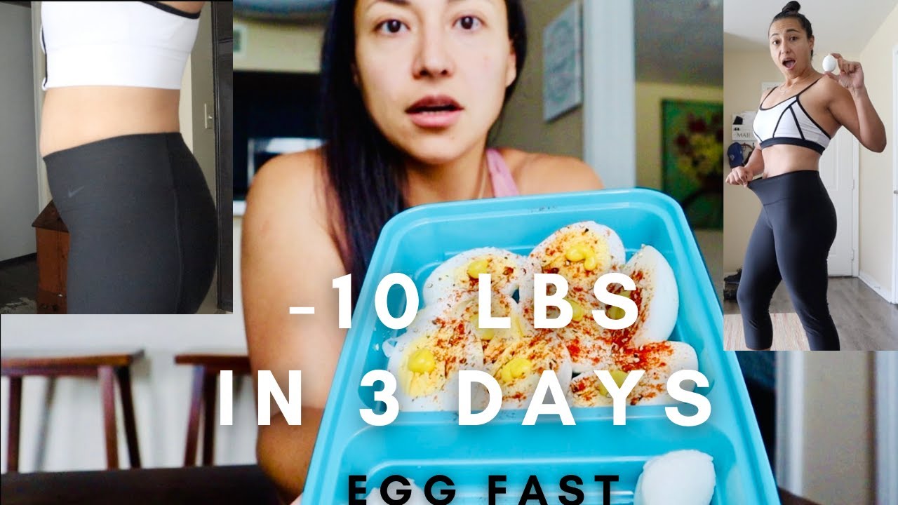 Lose 10 POUNDS IN 3 Days with Egg Fast ( KETO EGG FAST FOR WEIGHT LOSS )