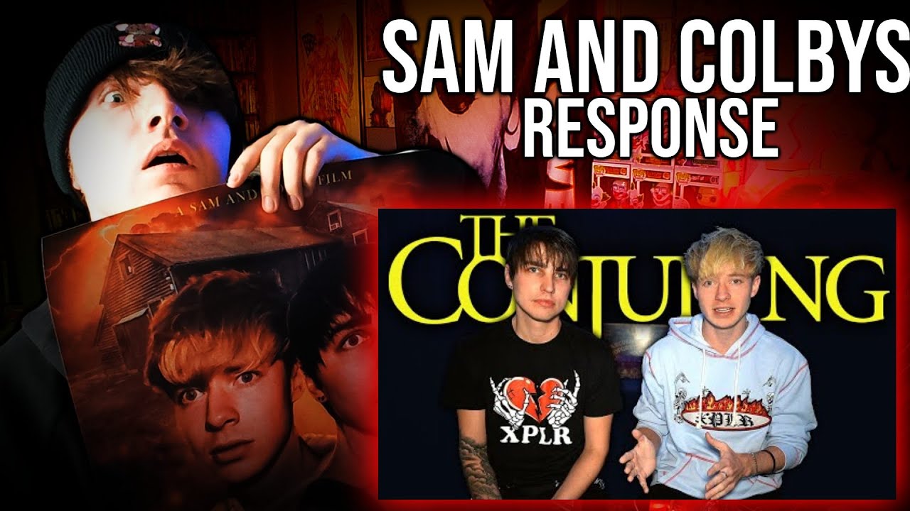 Let's Talk About The Conjuring House | SAM AND COLBY REACTION & XPLR MERCH UNBOXING !