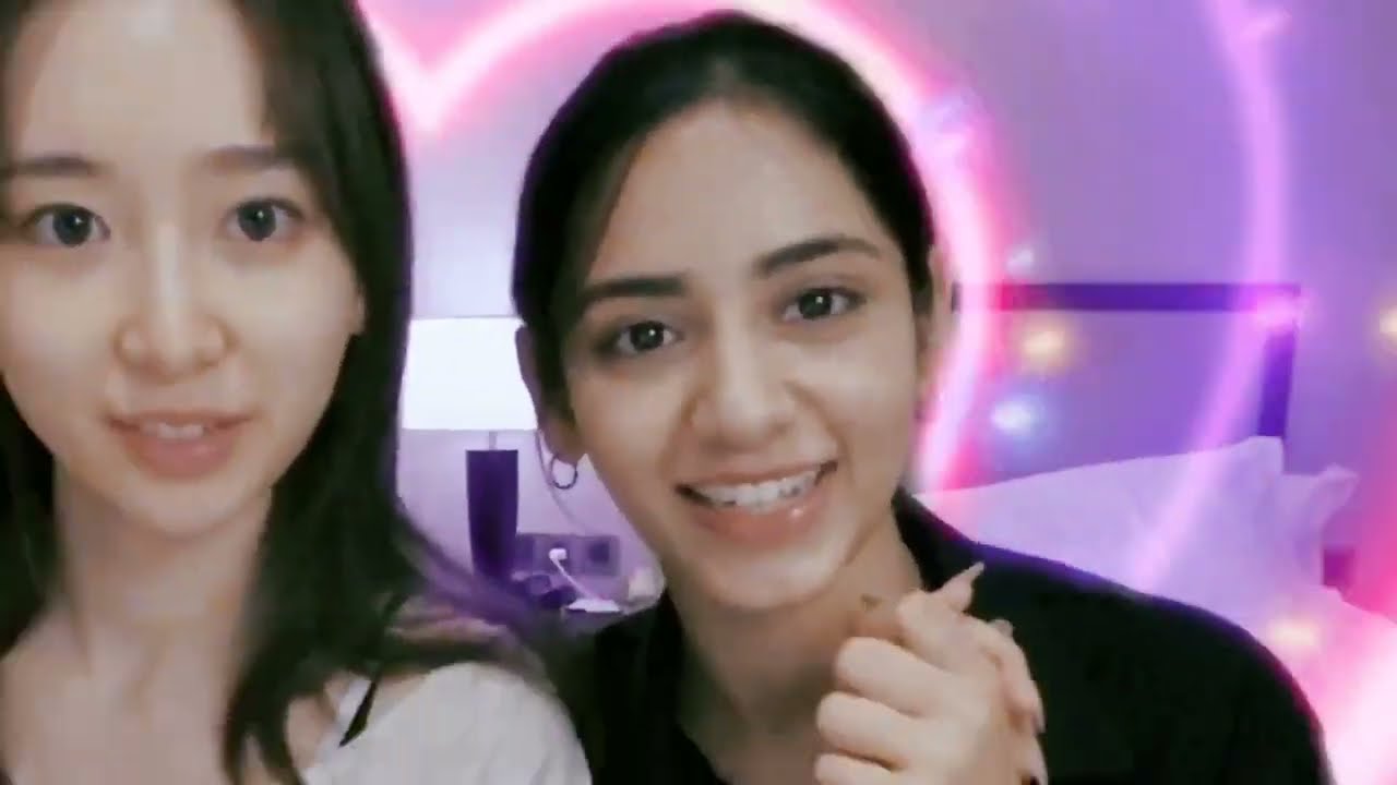 Jhurriyon ko bhagao aur Jawan chehra paao Aria aur Hannah with  skin care🙀