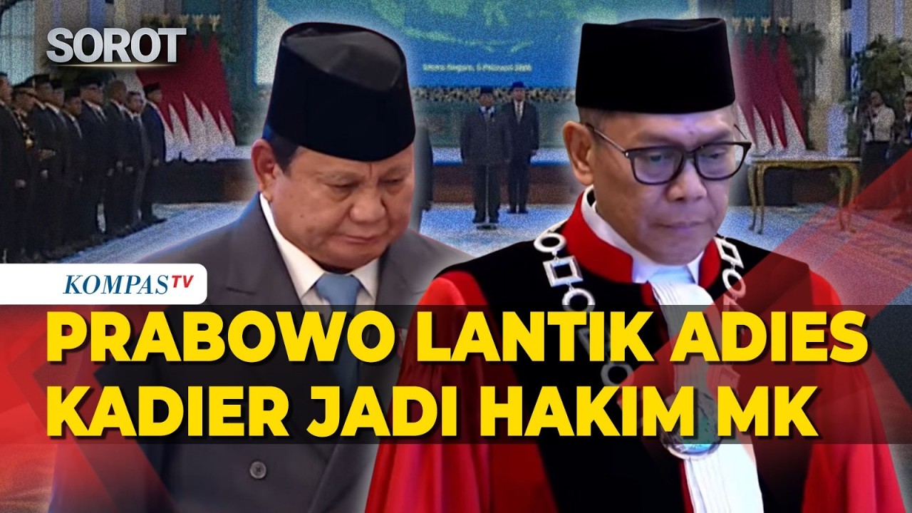 [FULL] Di Depan Prabowo, Adies Kadir Ambil Sumpah Jadi Hakim MK hingga Lantik Wamenkeu Juda Agung