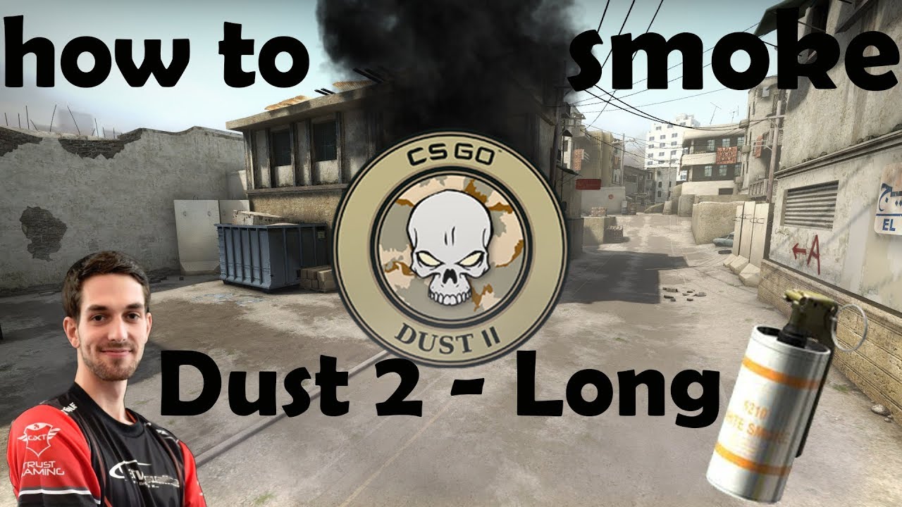 [smoke tutorial] - de_dust2  - The perfect A Long hit! how to smoke in CsGo