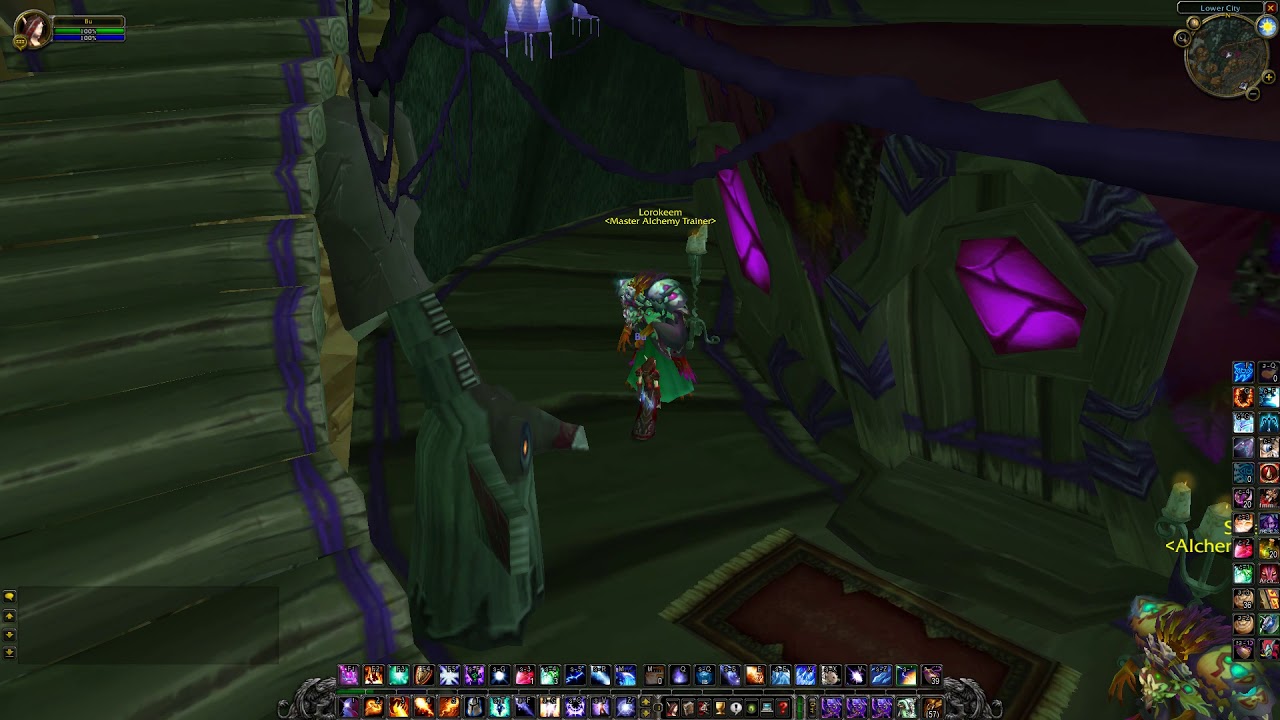 Shattrath Master Alchemy Trainer Location, WoW TBC