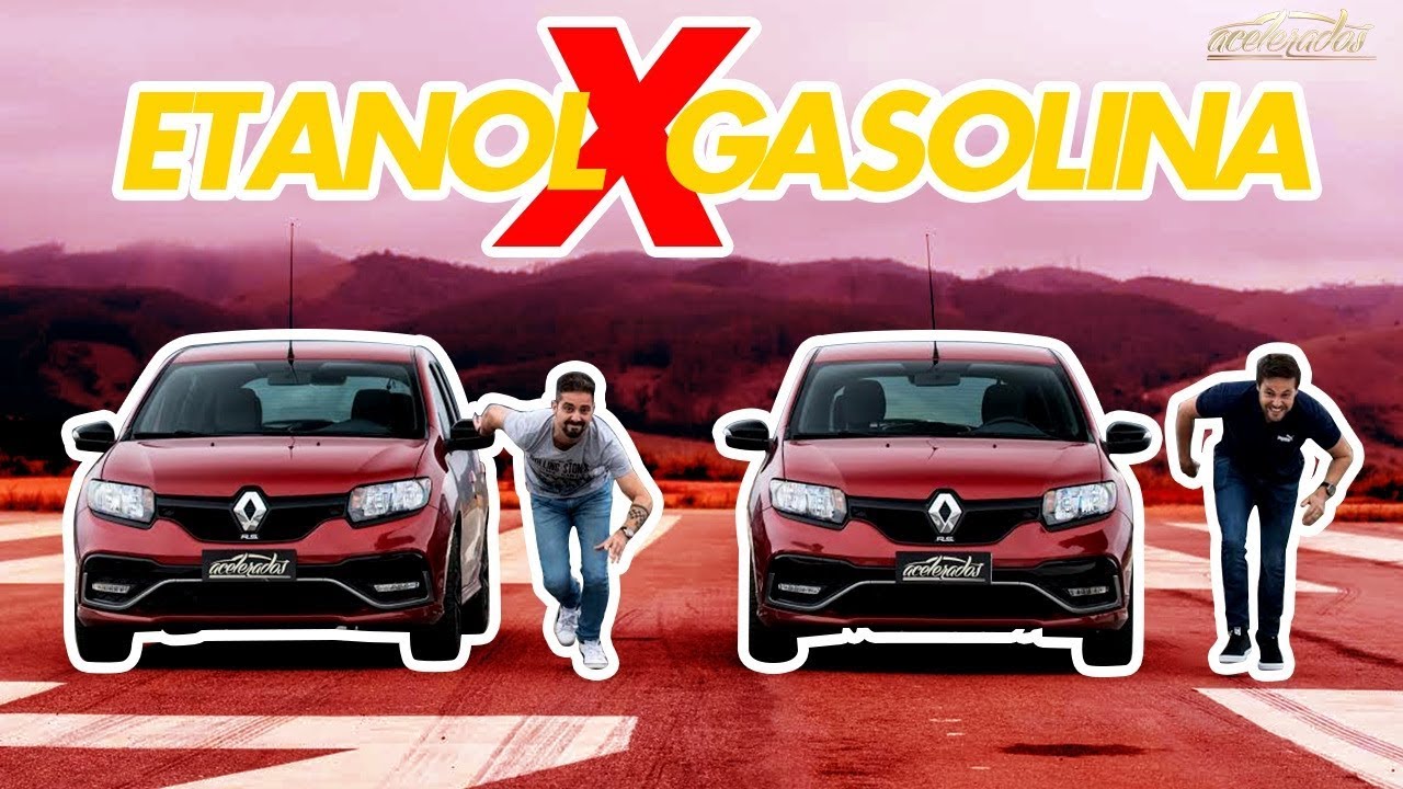 Sandero RS na arrancada! Etanol x Gasolina: qual leva a melhor? - Arrancadão #22 | Acelerados