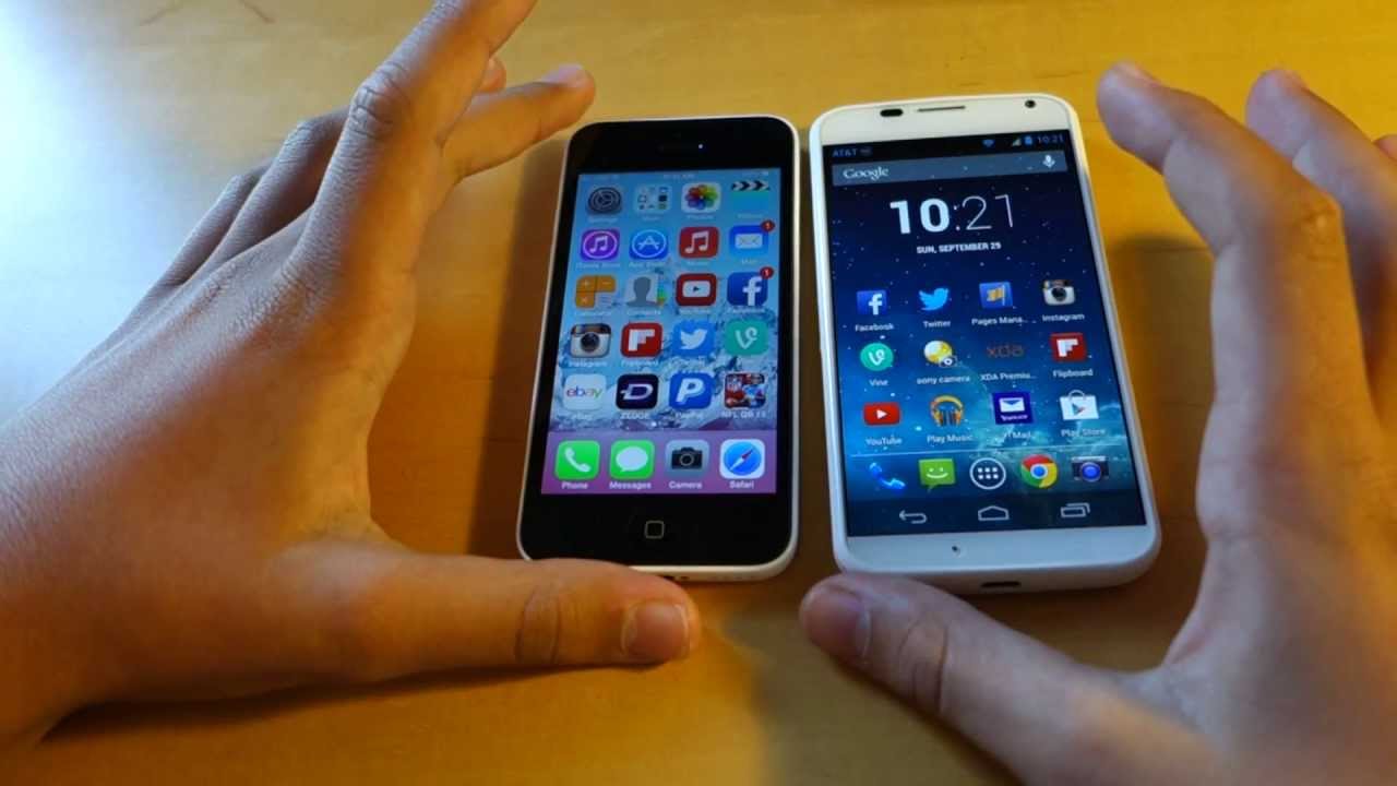 Moto X vs Iphone 5c (Mid-Range Devices?)