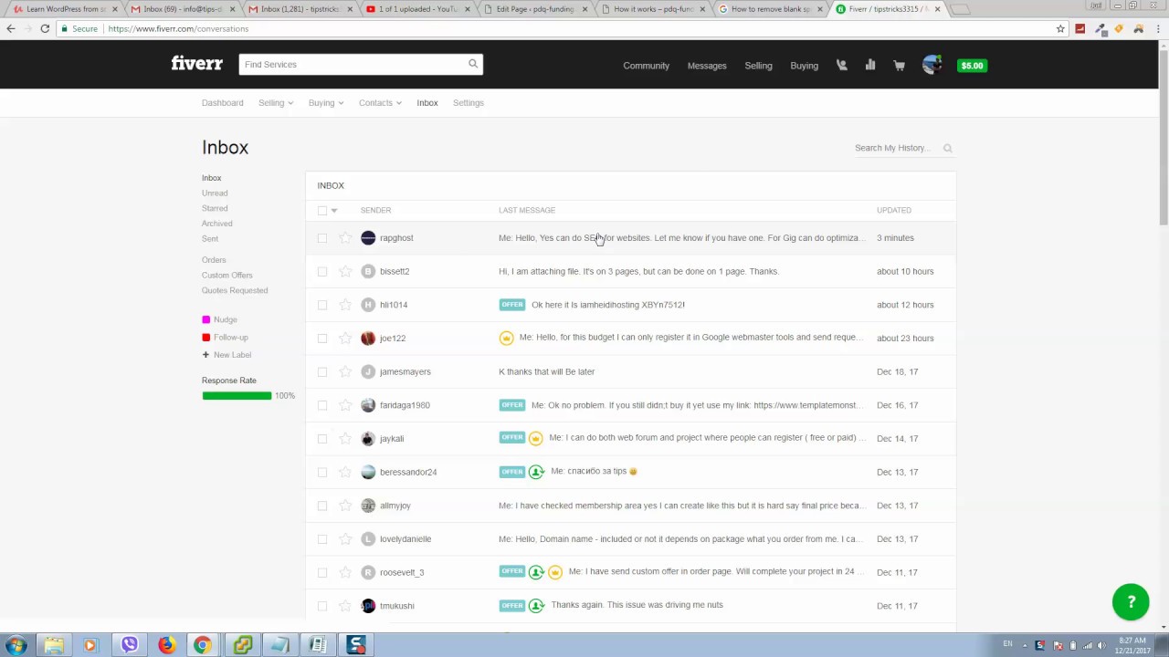 how to send custom offer on fiverr