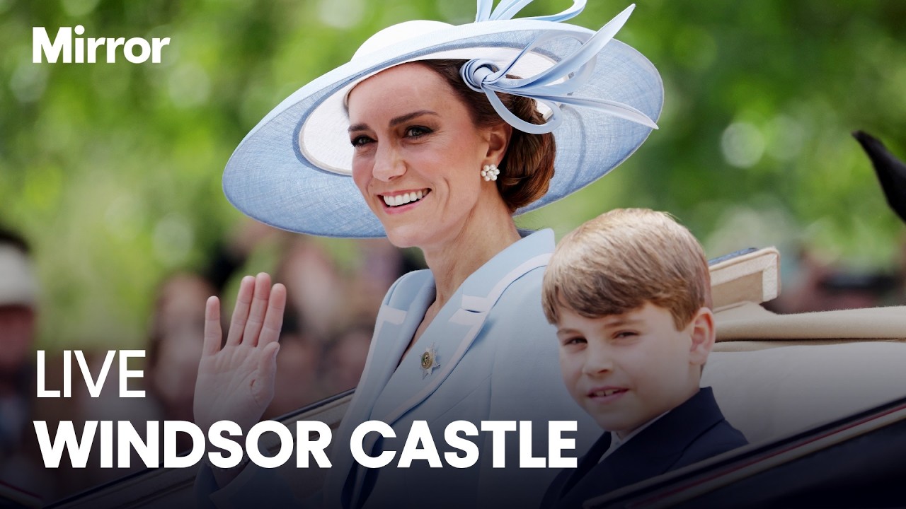 LIVE: Members of the Royal Family take part in Garter Day procession in Windsor Castle