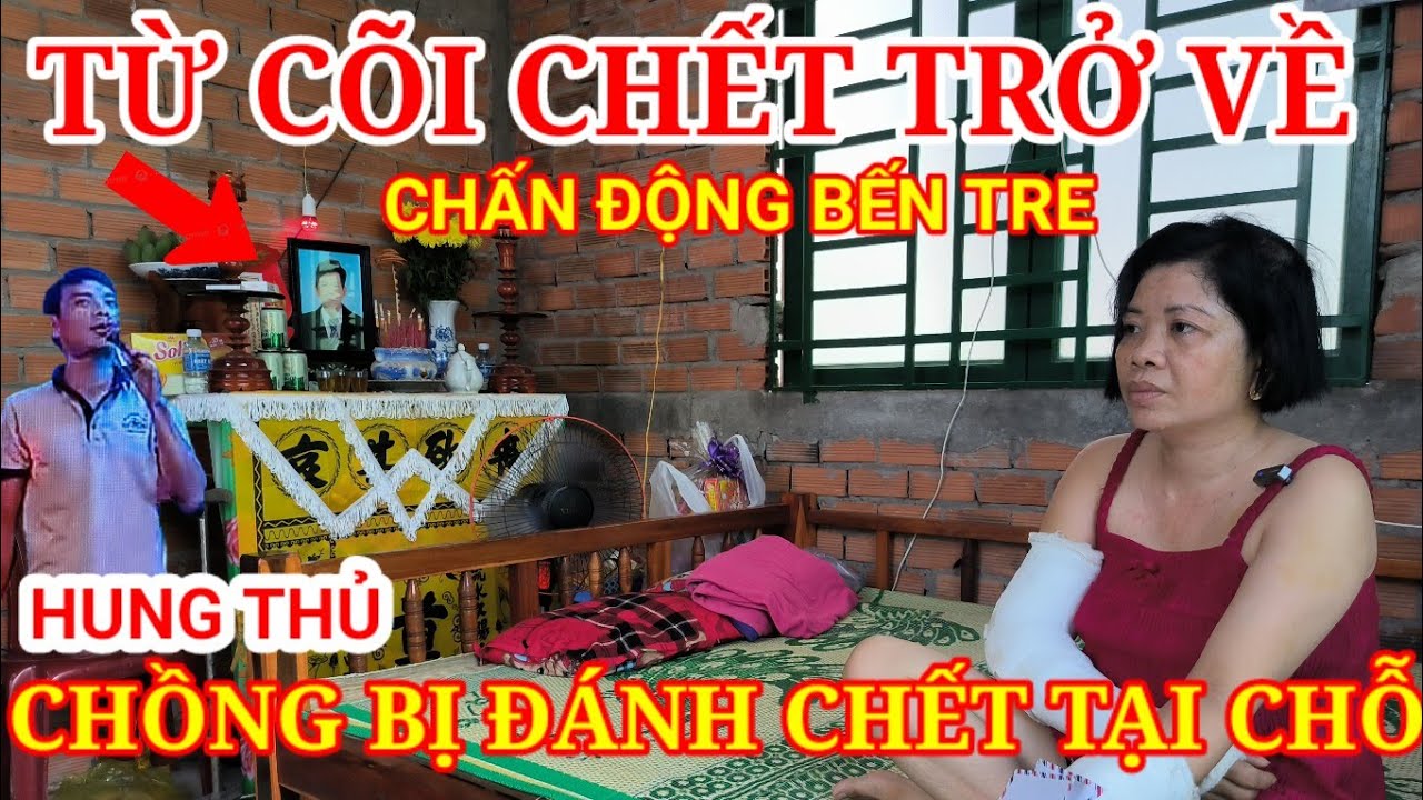 Vợ Anh Thương từ cõi ch.ết trở về kể lại sự việc bị hung thủ đ.ánh nhằm ch.ết tại chỗ