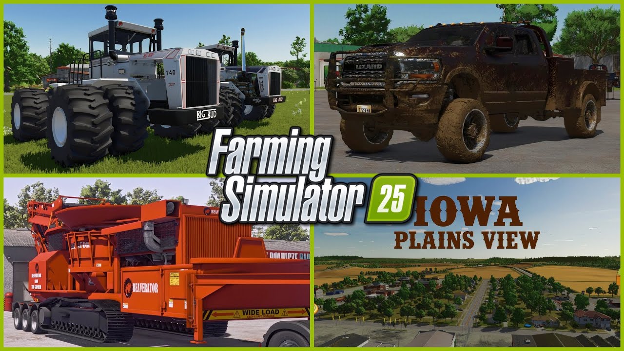 Farm Sim News - Big Bud Series 4, Lizard Ram, Iowa Plains, & FS25 is Attack on Titan! | FS25 News