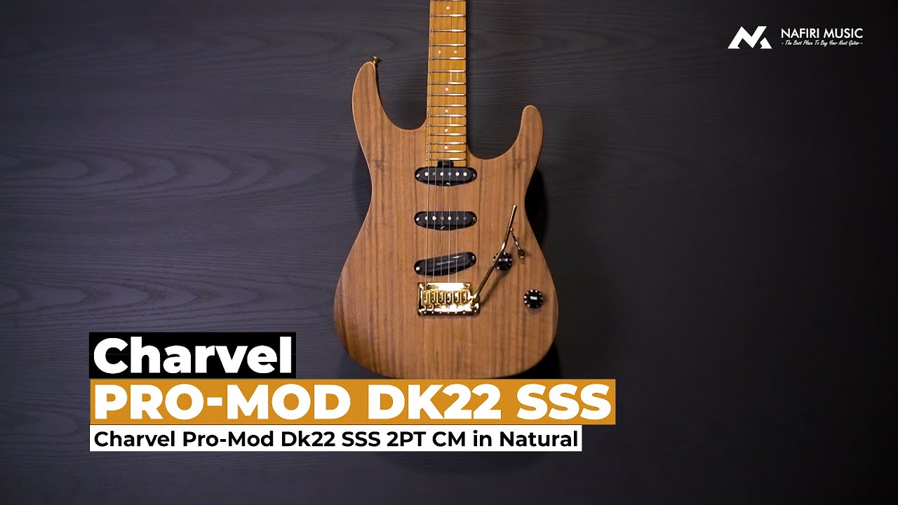 Charvel Pro MOD DK22 SSS 2PT CM in Natural