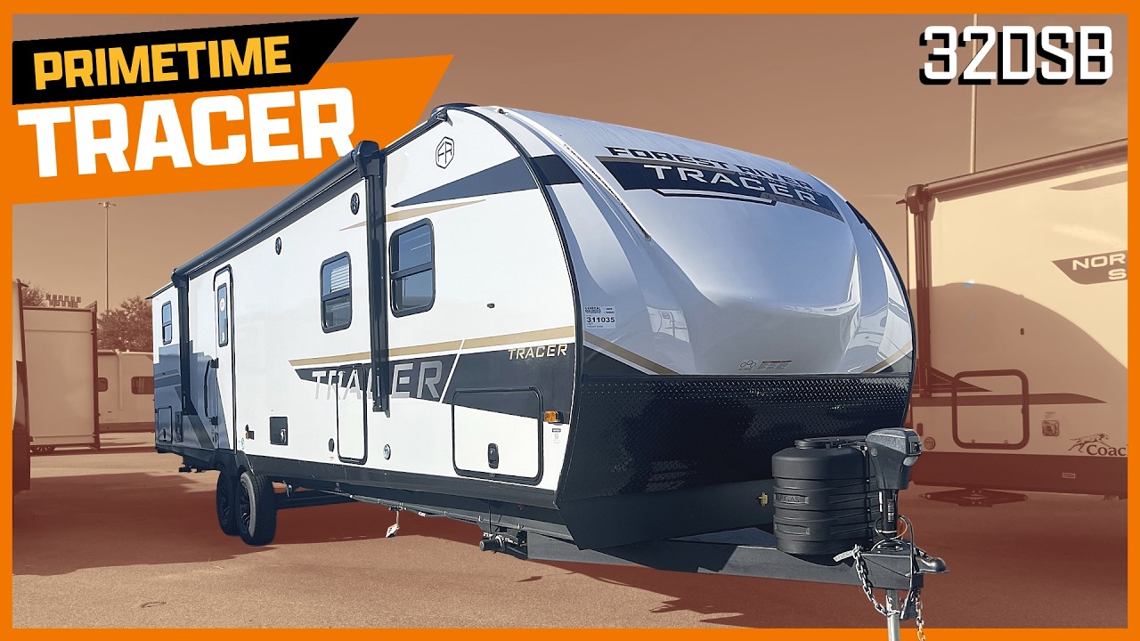 Desk & Office in a BUNK ROOM Travel Trailer