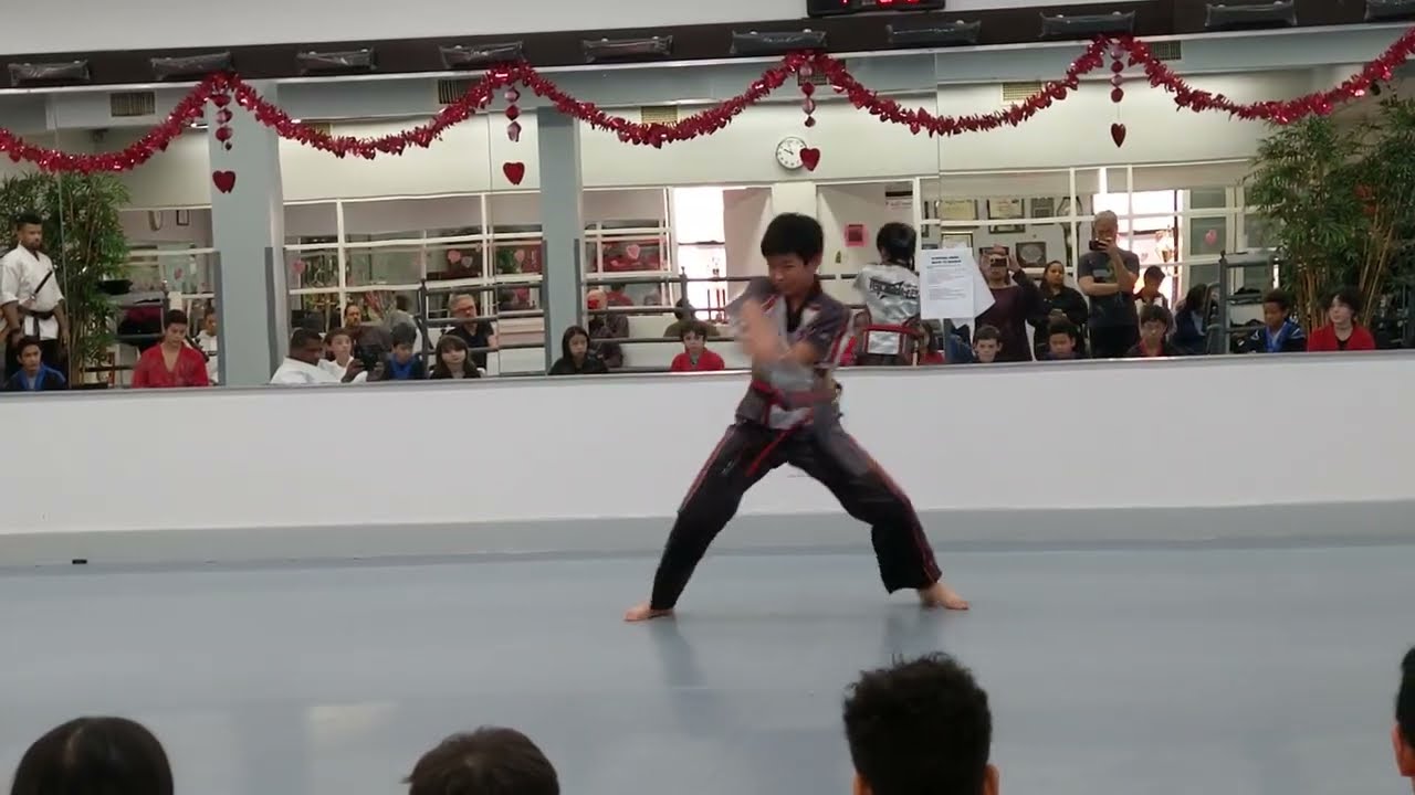 February 15, 2020 Class Demo - Wyatt Mak traditional sword form 