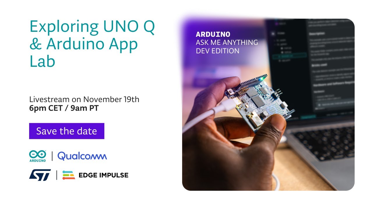 Ask Me Anything Dev Edition: Exploring UNO Q & Arduino App Lab