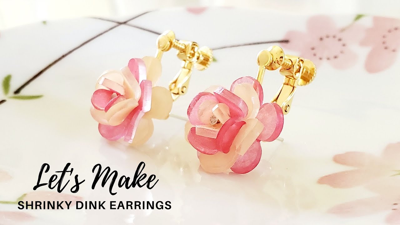 DIY Shrinky Dink Earrings - Easy Tutorial for Beginners