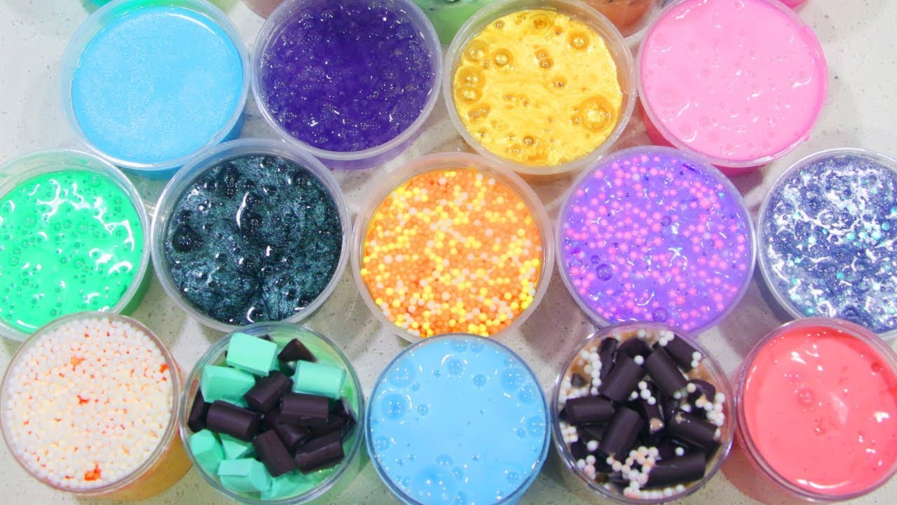 Mixing Huge Batch of My Old Slime to Make Giant Slime Smoothie!