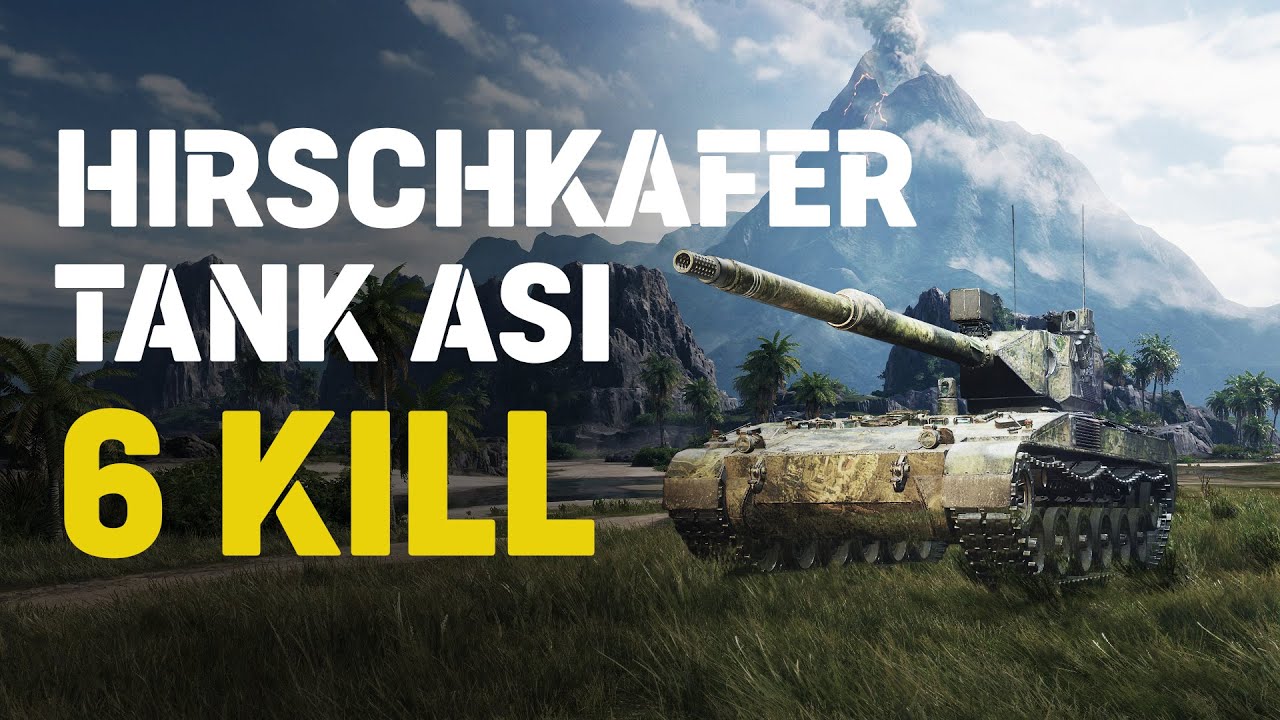 HIRSCHKAFER İLE TANK ASI - 6 KILL #wot #worldoftanks #gaming #games #tankbattle