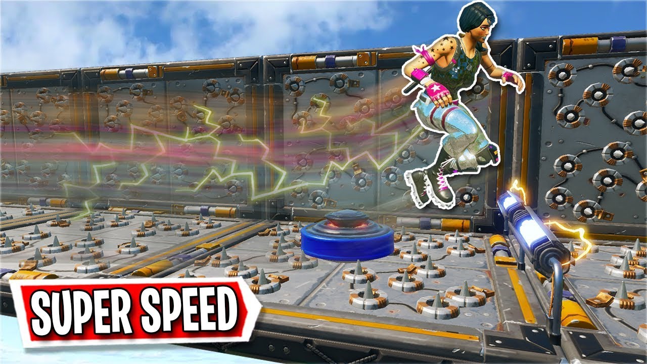 You have SUPER SPEED in this NO Checkpoint Deathrun... (Fortnite Creative)