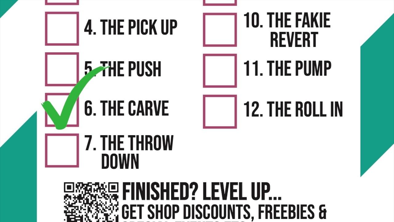 Beginner Skill 6. The carve