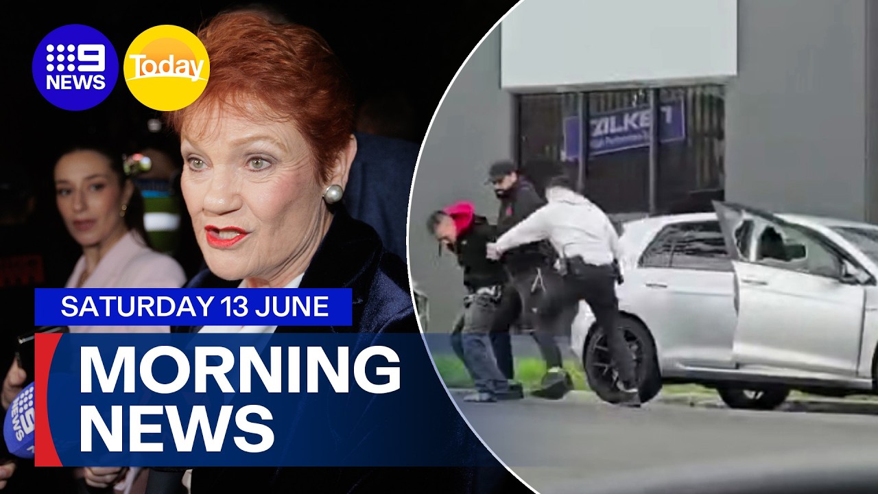 One Nation event met with violence; Police officers attacked | 9 News Australia