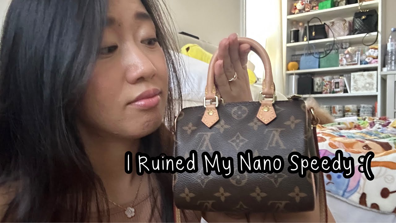 I Destroyed My Nano Speedy Vachetta 🥲💔 With Baby Wipes