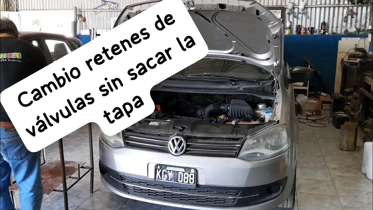 Cambio de retes de valbulas sin sacar la tapa vw suran 1.6 gol fox saveiro