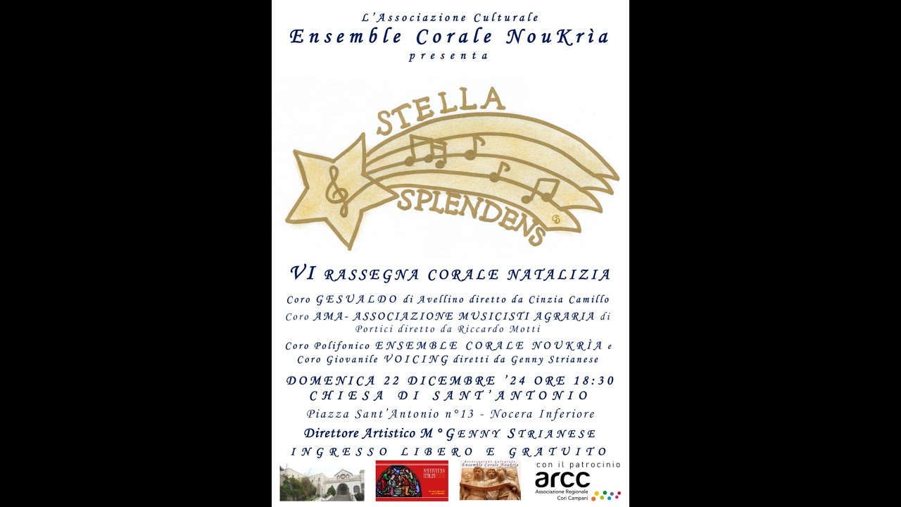 Sesta Rassegna Natalizia di canto corale STELLA SPLENDENS
