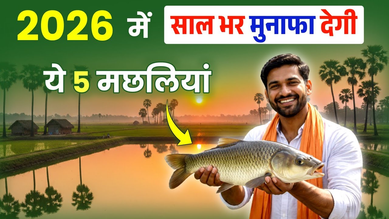 इस साल बंपर कमाई देगी ये पांच मछलियां,  सालों भर मुनाफे से खेलेंगे || Fish Farming Business 