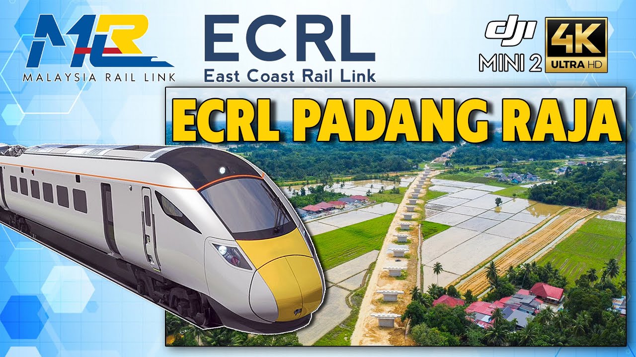 EP : 03 JELAJAH PEMBINAAN PROJEK ECRL | ECRL PADANG RAJA | 4K AERIAL FOOTAGE CINEMATIC  DJI MINI 2