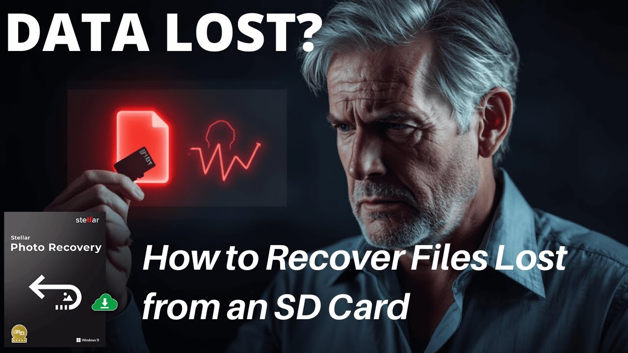 How to recover files lost from an SD Card