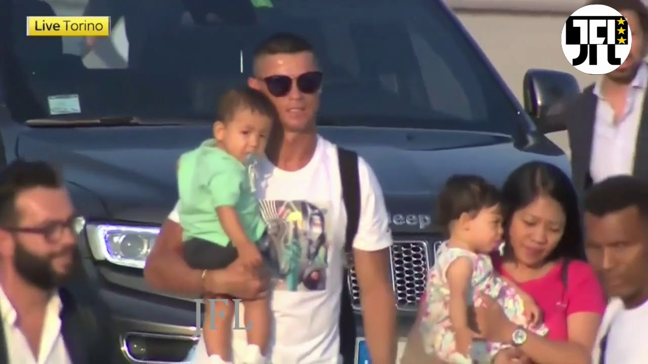 CRISTIANO RONALDO Arrives in Turin To Start A New Season With JUVENTUS