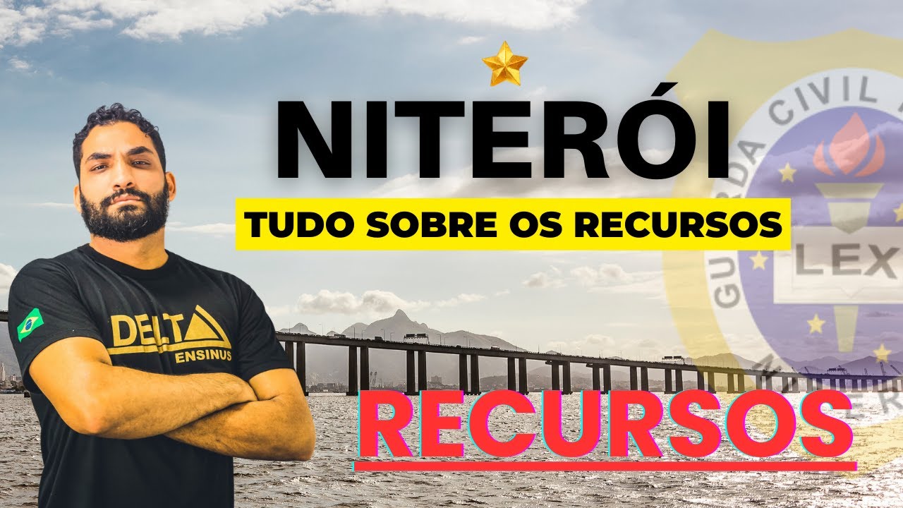 ⭐ RECURSOS PARA A GCM NITERÓI - PROVA A - GILMAR JUNIOR 🚨