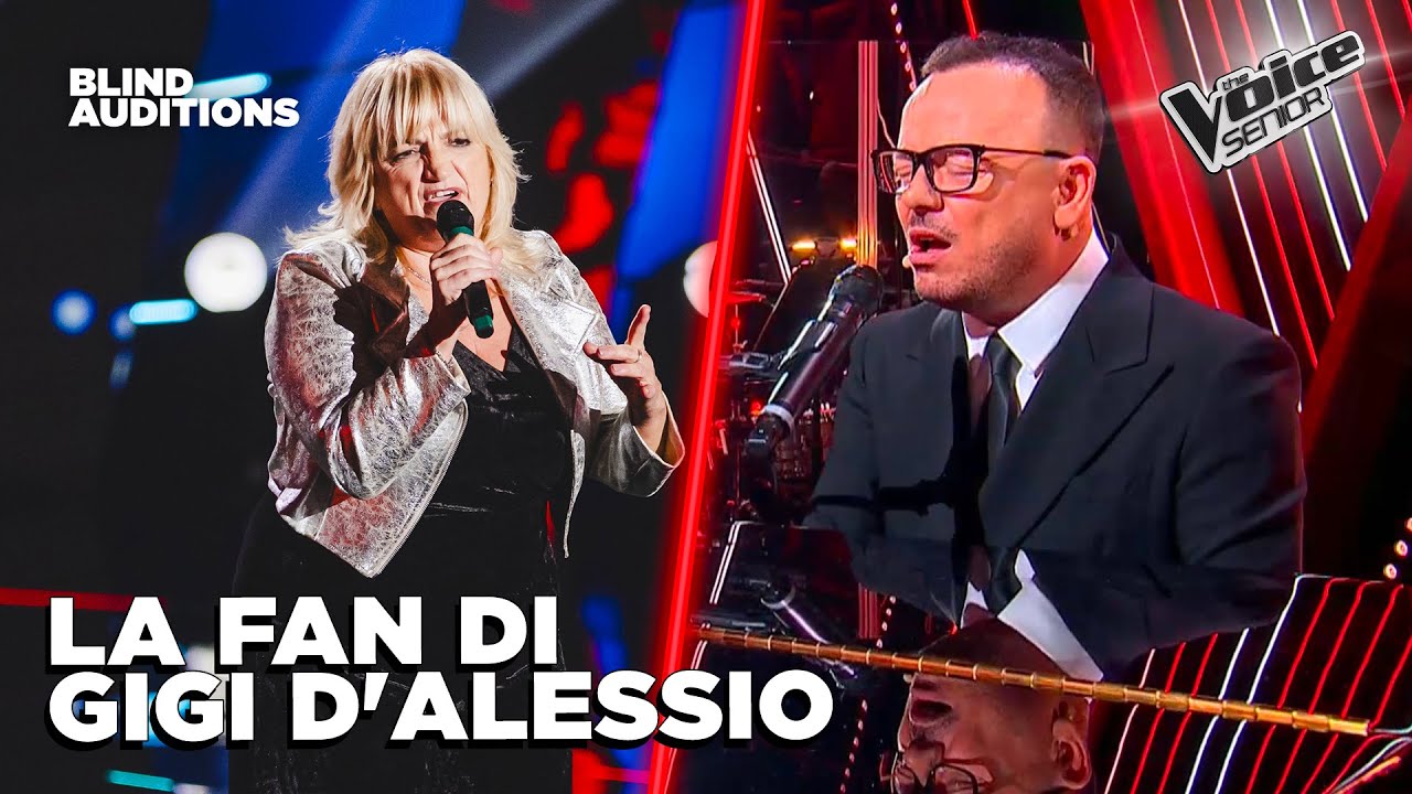 Graziella corona il sogno di duettare con Gigi in “Non dirgli mai” |The Voice Senior Blind Auditions
