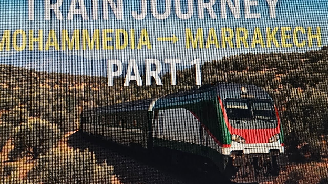 Train Journey: Mohammedia → Marrakech — Part 1 | Olive & Argan Tree Views 🚆🌿