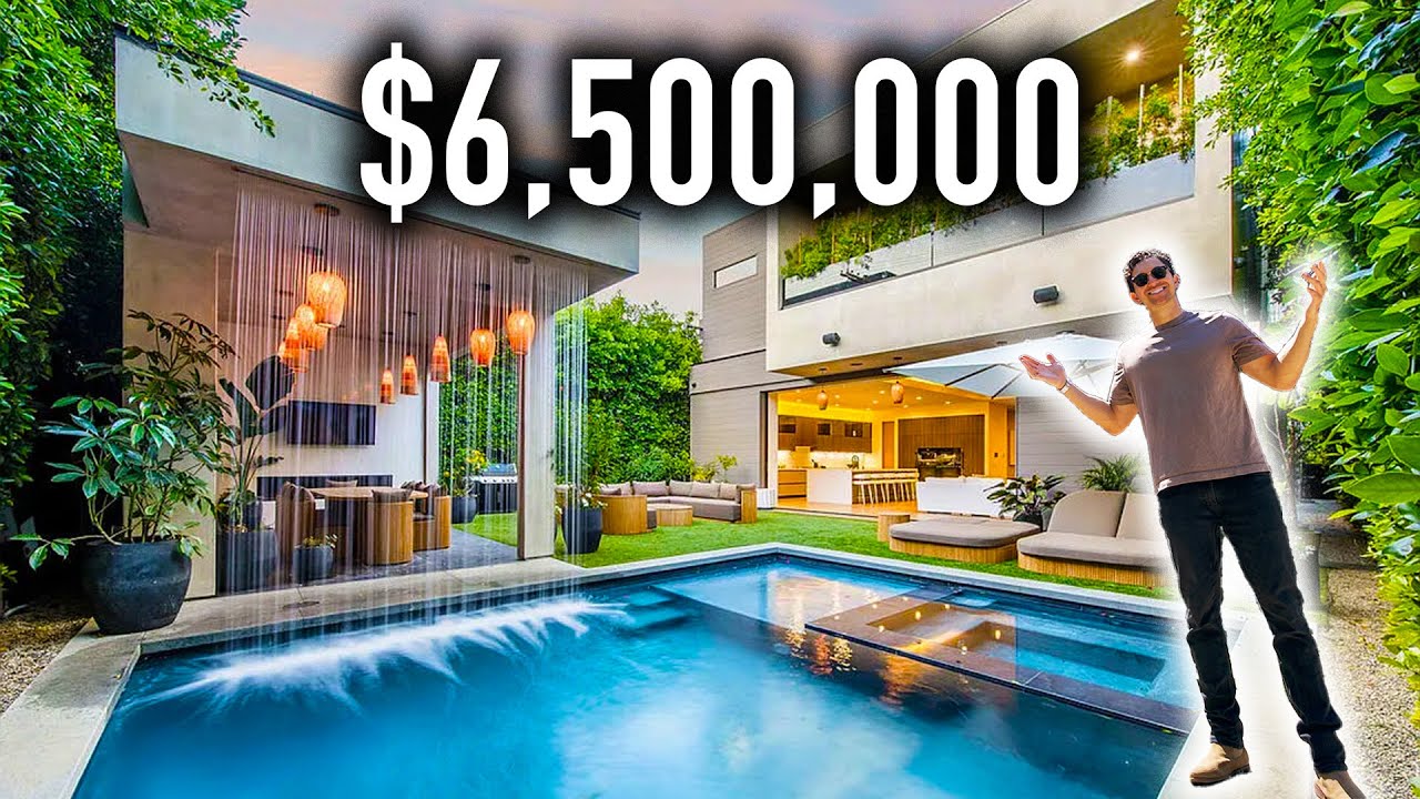 Beverly Grove's Newest Modern Home with Custom Finishes and a Waterfall!