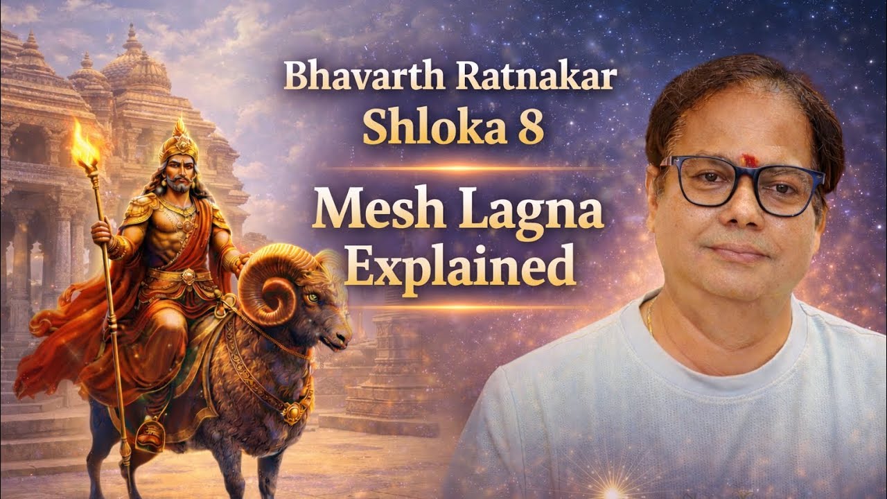 Shloka 8 Explained Bhavarth Ratnakar | Mesh Lagna | 