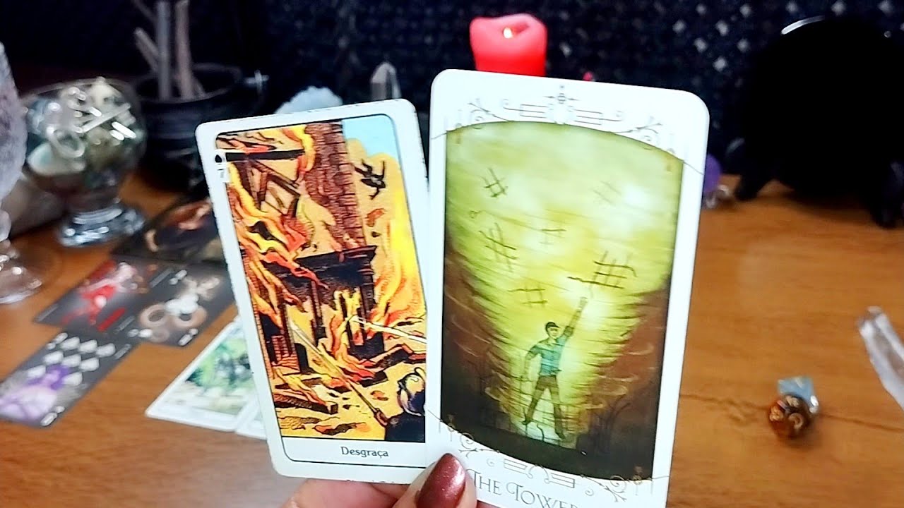 A CASA CAIU, A PESSOA É COVARDE E ESTÁ FUGINDO.🗼🌪️⚔️🚣 #cartomante #tarot #tarologo #oraculista 