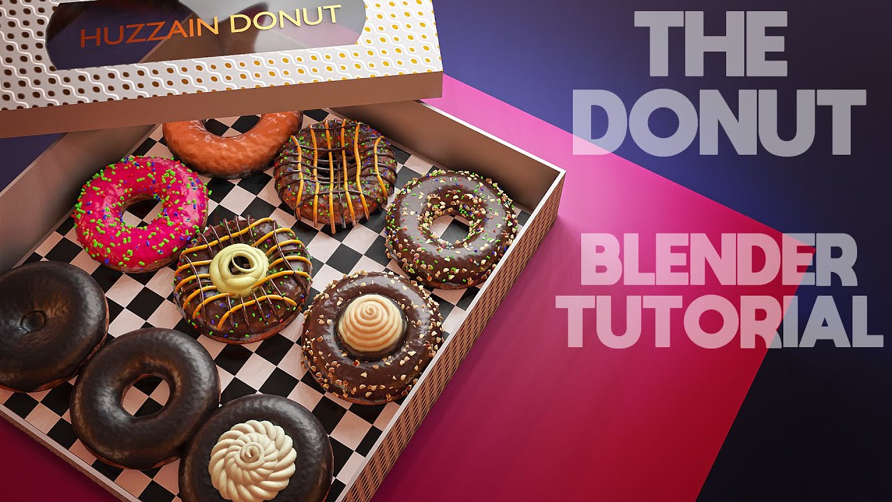 How to Create Donuts Blender Tutorial