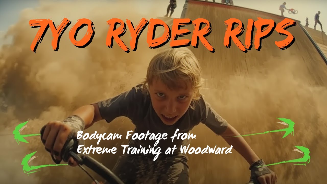 Just another day at the office for RyderRips #bmx #kidsactivities