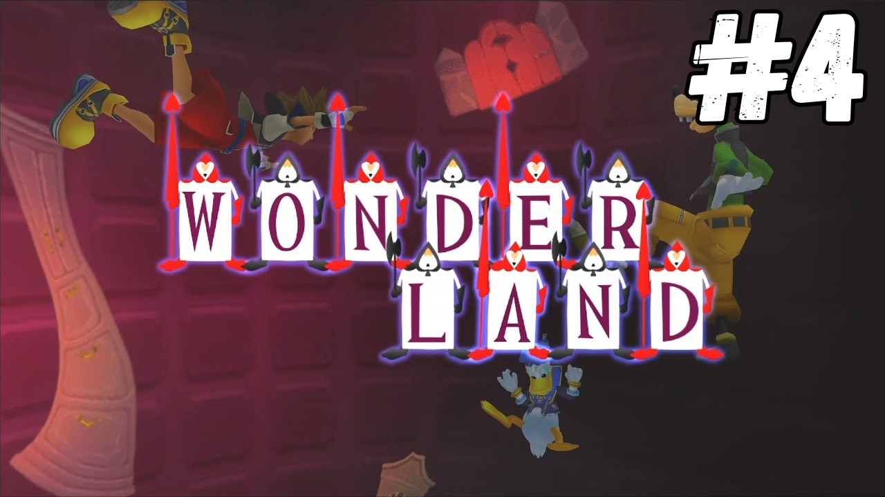 Kingdom Hearts Final Mix Full Game Walkthrough Part 4 | WonderLand | LevelingOnLoop | 4K 60FPS