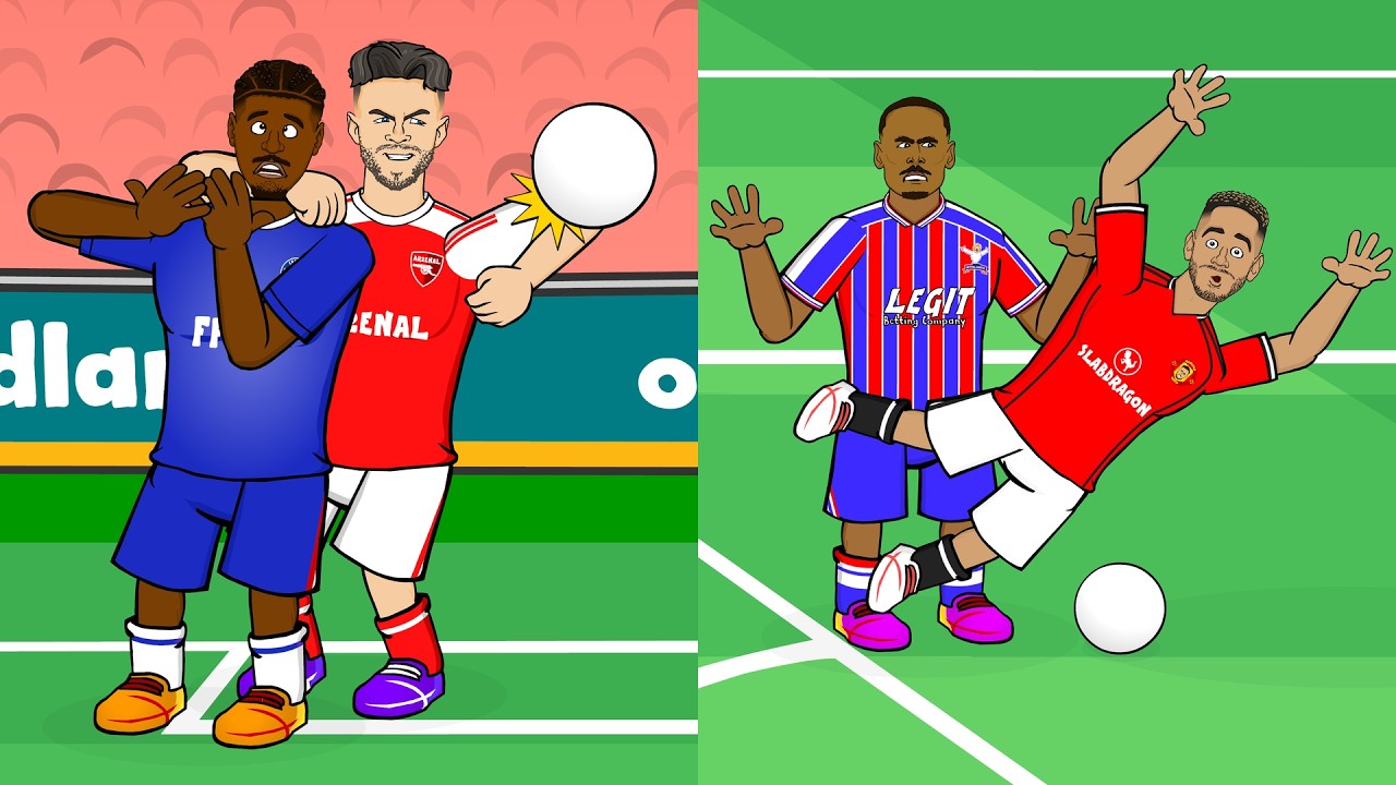 2-1! ARSENAL vs CHELSEA😠 (Premier League goals highlights)