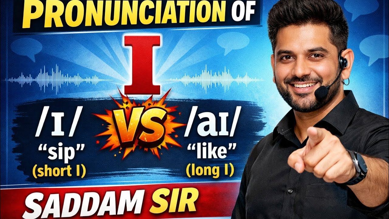 PRONUNCIATION OF  I