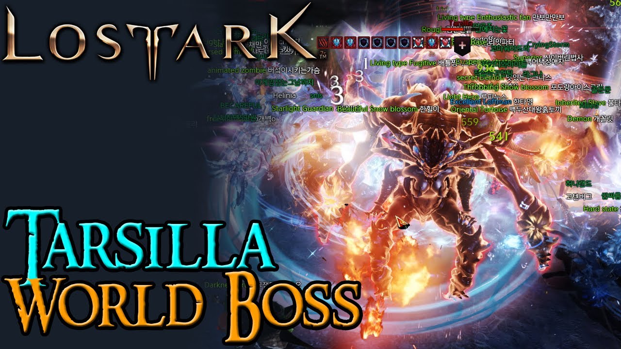 Lost Ark WORLD BOSS Tarsila (Tarzilla Field Boss)