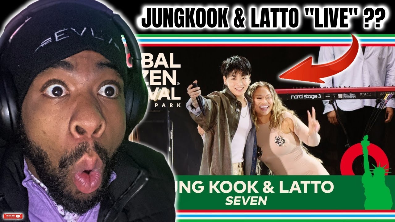 INSANE REACTION to Jung Kook & Latto Perform 'Seven' Live | Global Citizen Festival 2023