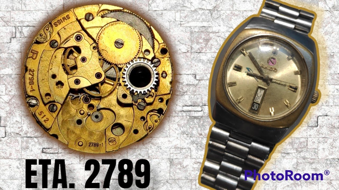memperbaiki jam RADO cal ETA. 2789 Part 1